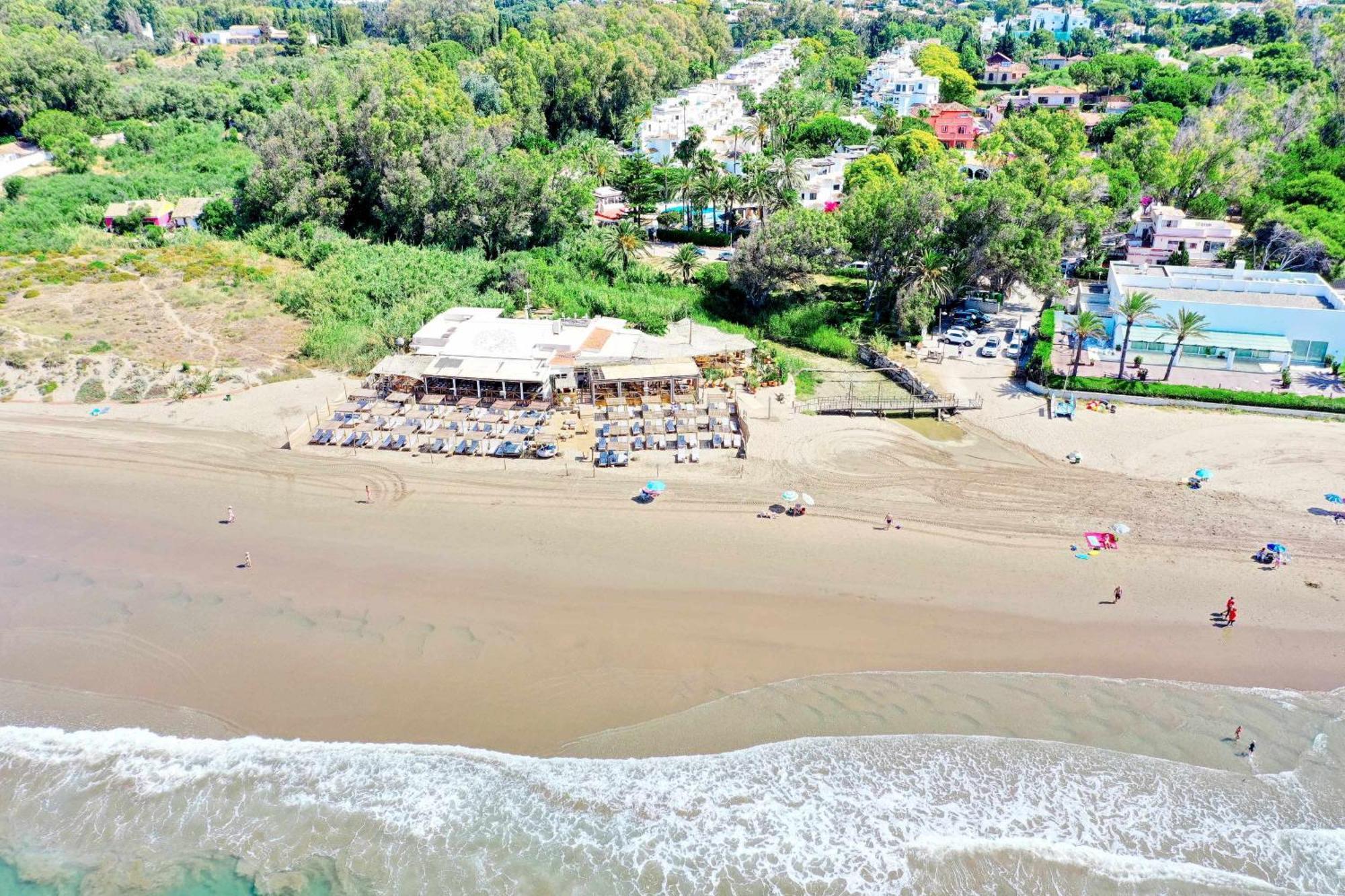 1108 Beachfront 2 Apartments With Roofterrace 80Mtrgt Beach 3 Pools Marbella Buitenkant foto