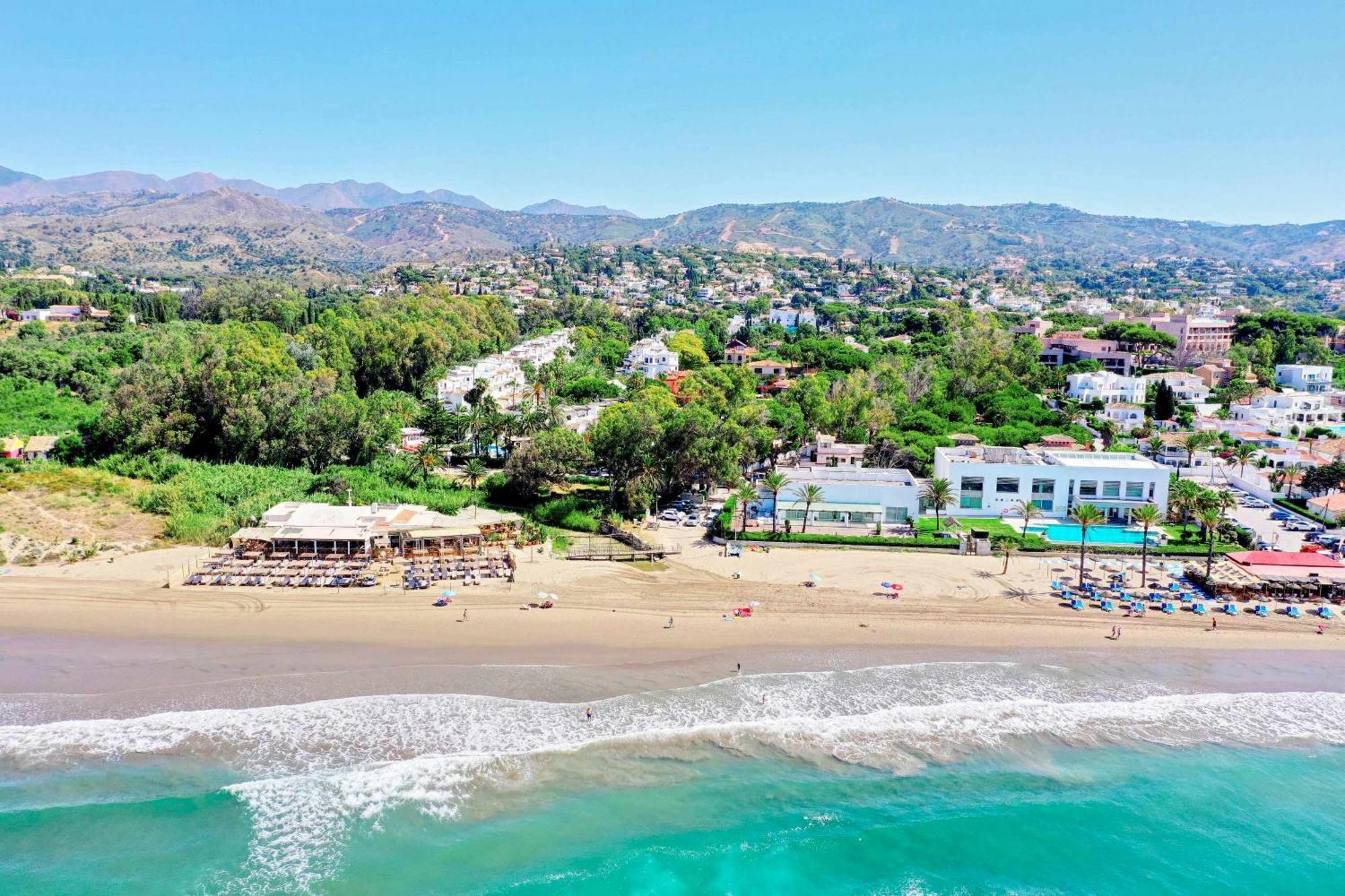 1108 Beachfront 2 Apartments With Roofterrace 80Mtrgt Beach 3 Pools Marbella Buitenkant foto