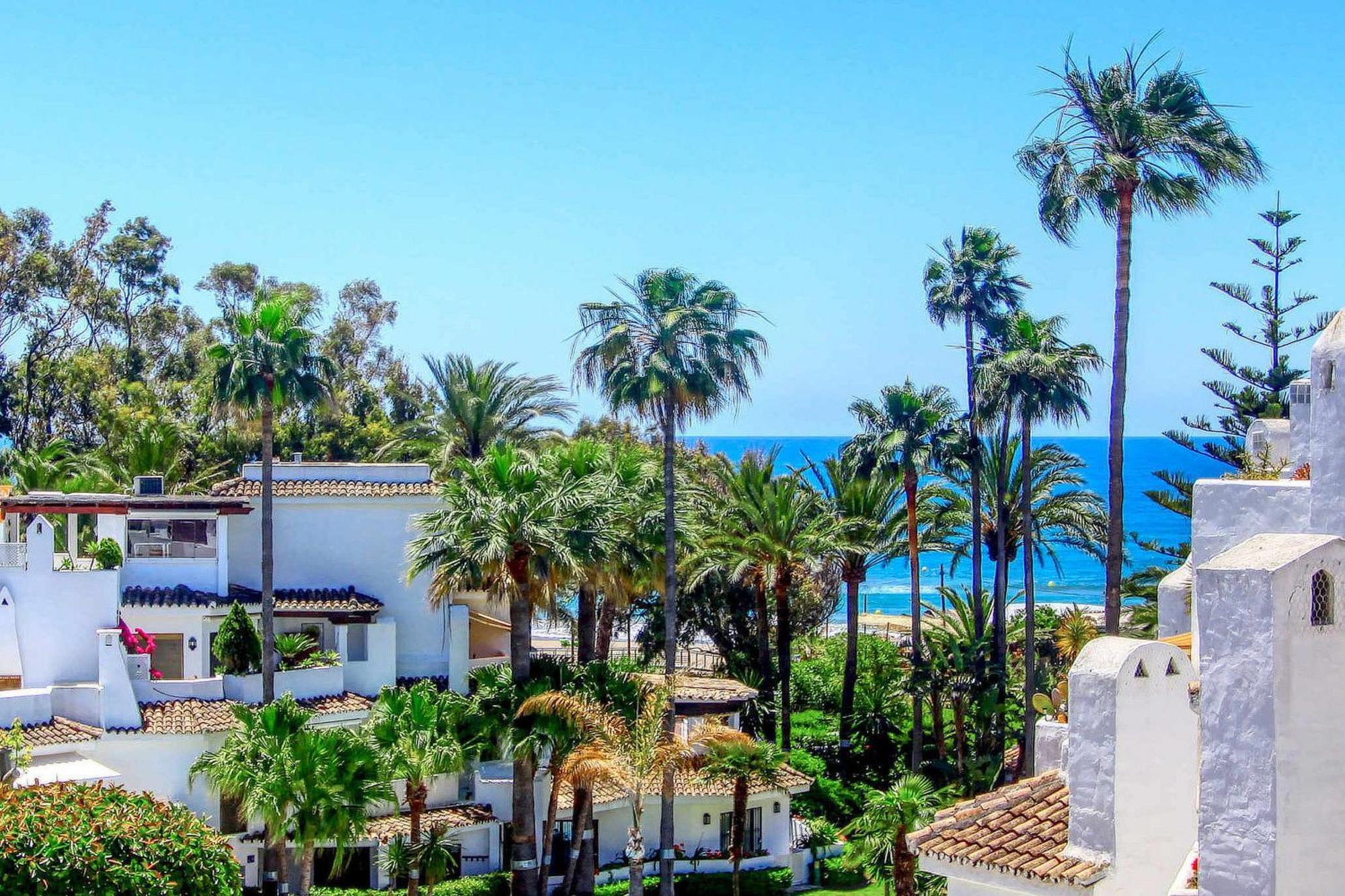1108 Beachfront 2 Apartments With Roofterrace 80Mtrgt Beach 3 Pools Marbella Buitenkant foto