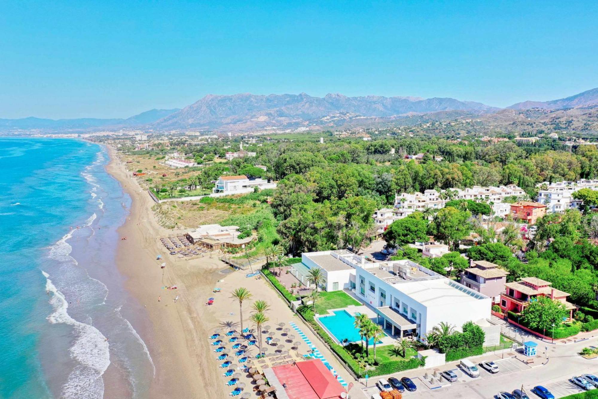 1108 Beachfront 2 Apartments With Roofterrace 80Mtrgt Beach 3 Pools Marbella Buitenkant foto